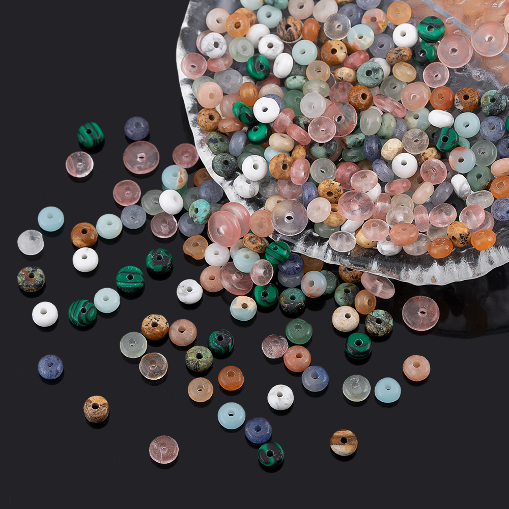 160pcs 4mm Natural Stone Abacu - مراجعة Jewelry Making Stones وسعره