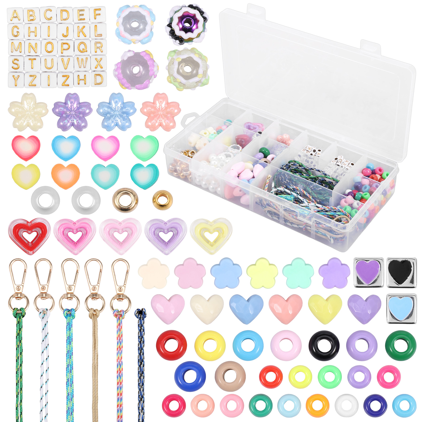 421PCS Beaded Keychain Making  - مراجعة Jewelry Making Degree وسعره