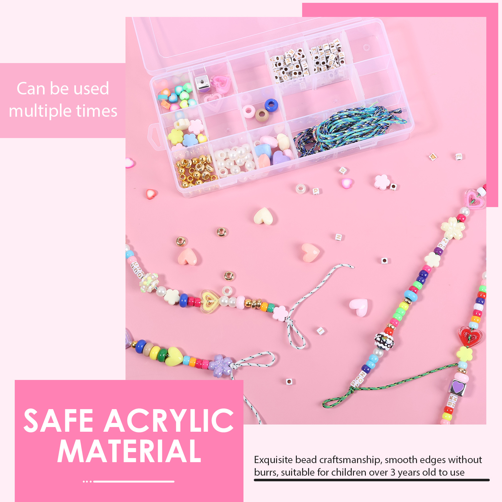 421PCS Beaded Keychain Making  - مراجعة Jewelry Making Degree وسعره