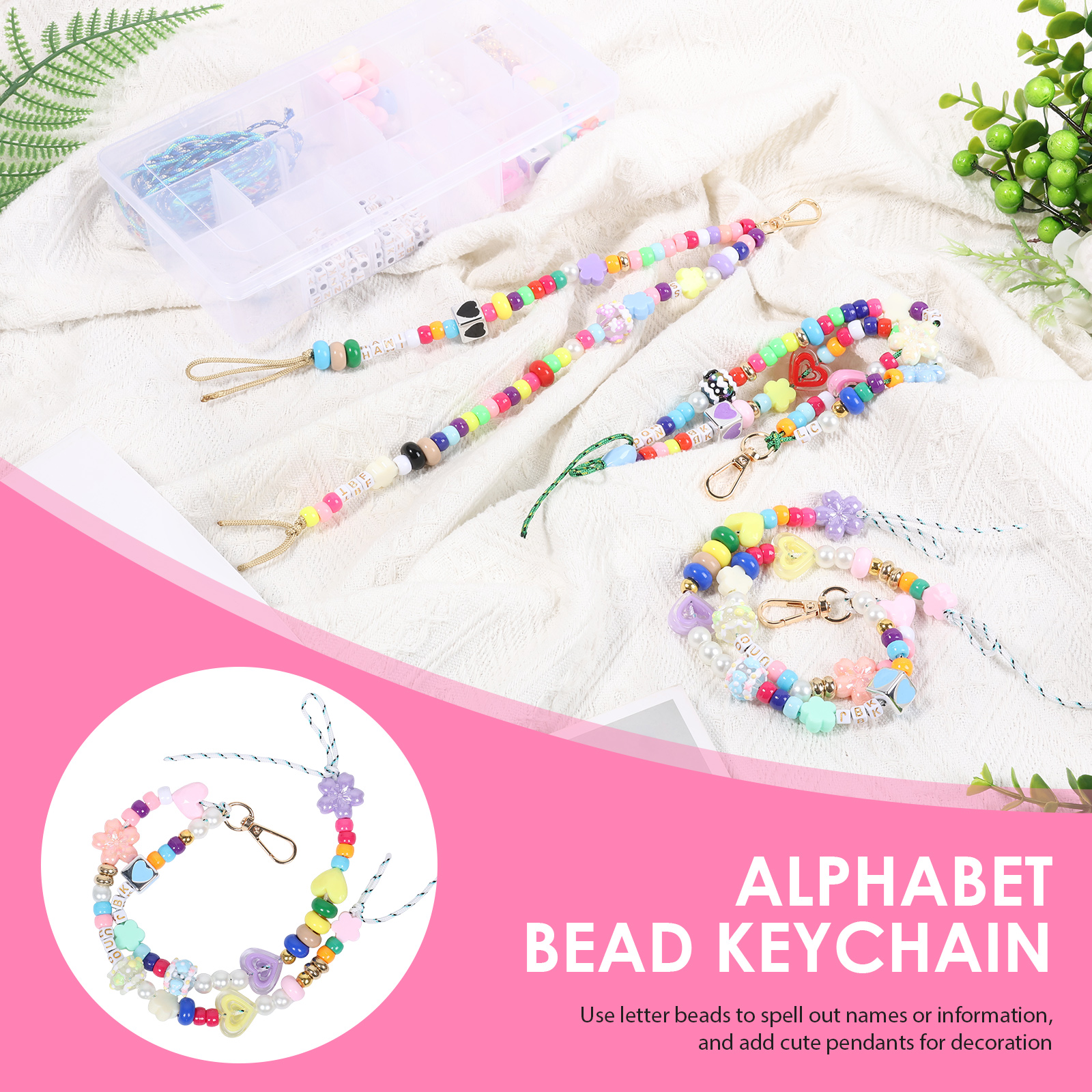 421PCS Beaded Keychain Making  - مراجعة Jewelry Making Degree وسعره