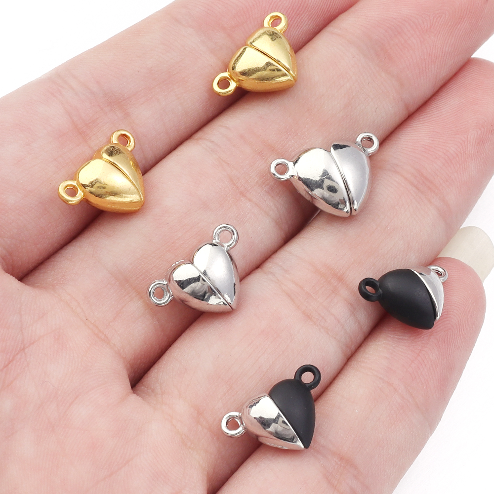 5pcs/Lot Alloy Love Heart Shap - مراجعة Jewelry Making Hardware وسعره