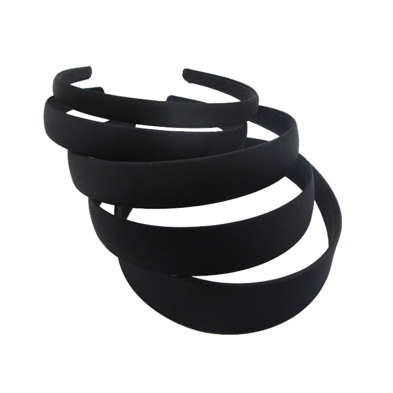 4pcs Black simple wide hair ba - مراجعة Jewelry Making Adults وسعره