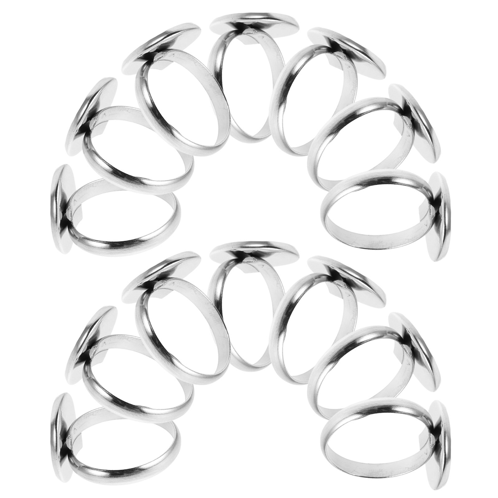 20Pcs Adjustable Ring Blanks S - مراجعة Jewelry Making Stones وسعره