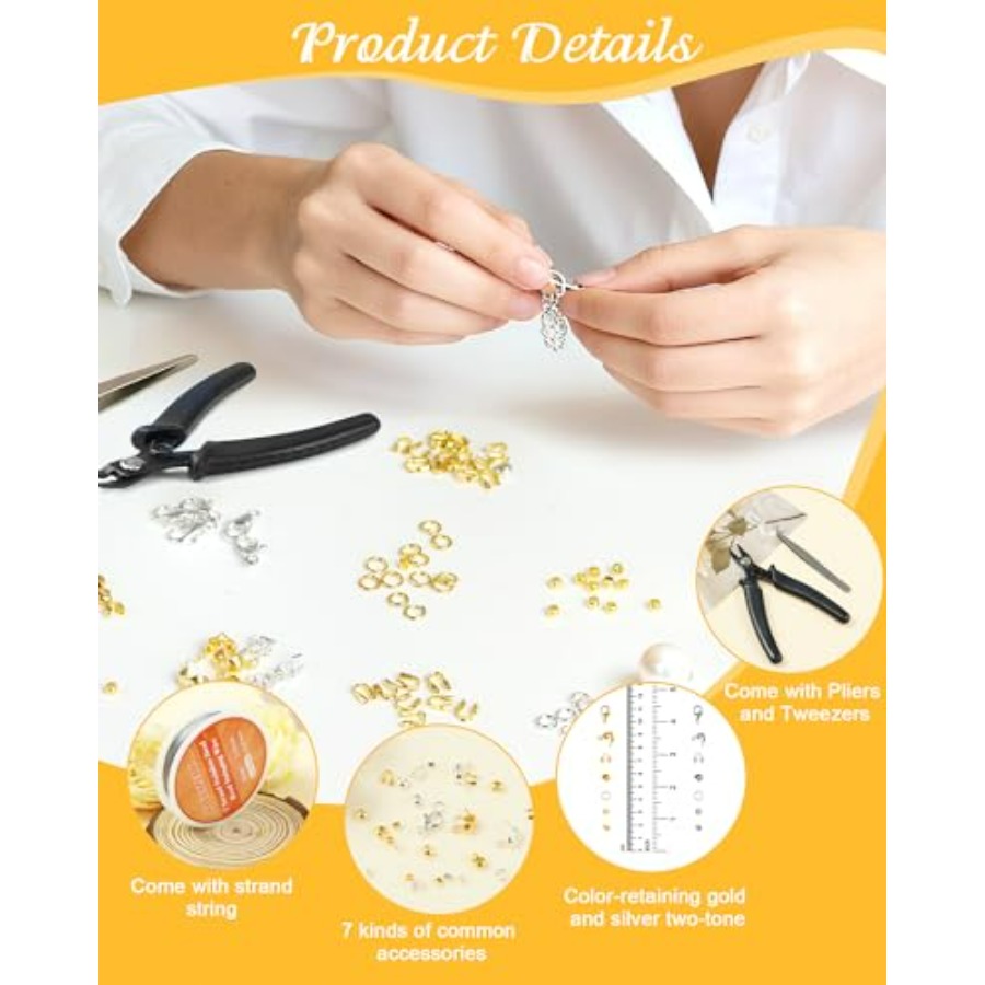 1950 Pcs Jewelry Making Cord E - مراجعة Jewelry Making Degree وسعره