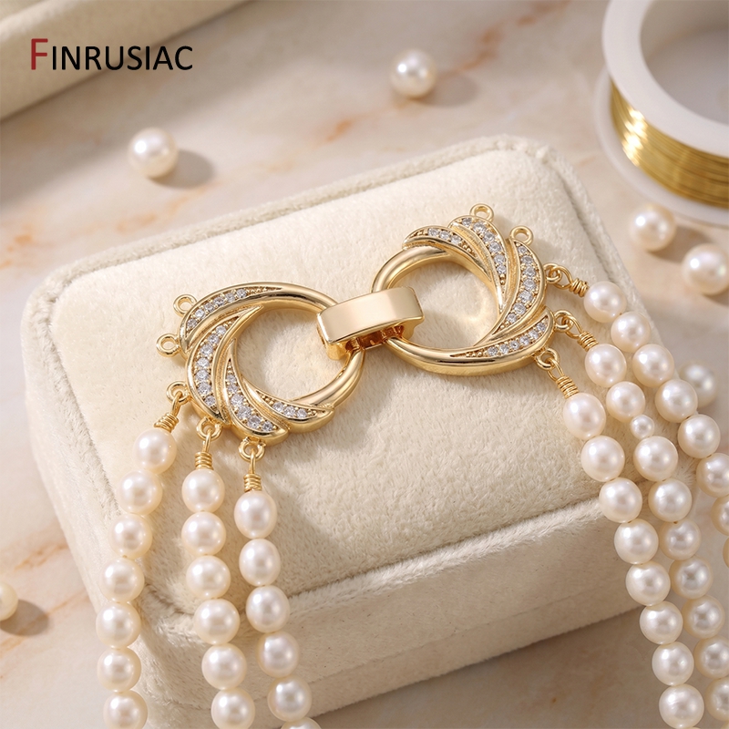 14K Gold Plated Brass With Zir - مراجعة Jewelry Making Beads وسعره