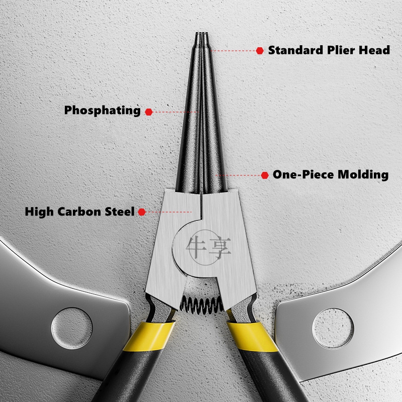 6/7 inch 4pcs/set Circlip Plie - مراجعة Jewelry Making Needle Nose Pliers وسعره