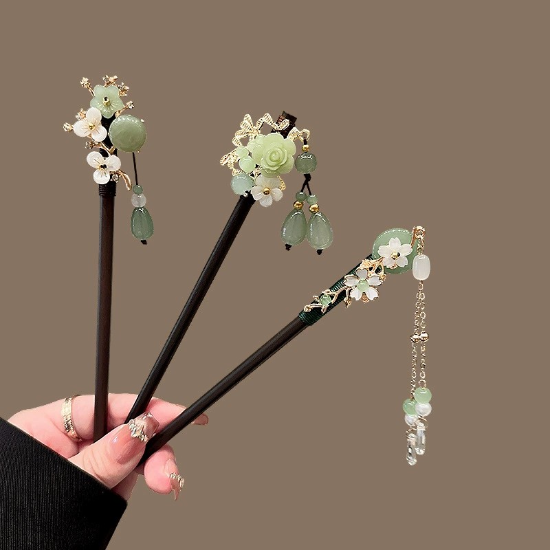 Antique Wooden Hairpin Women's - مراجعة Jewelry Making Adults وسعره