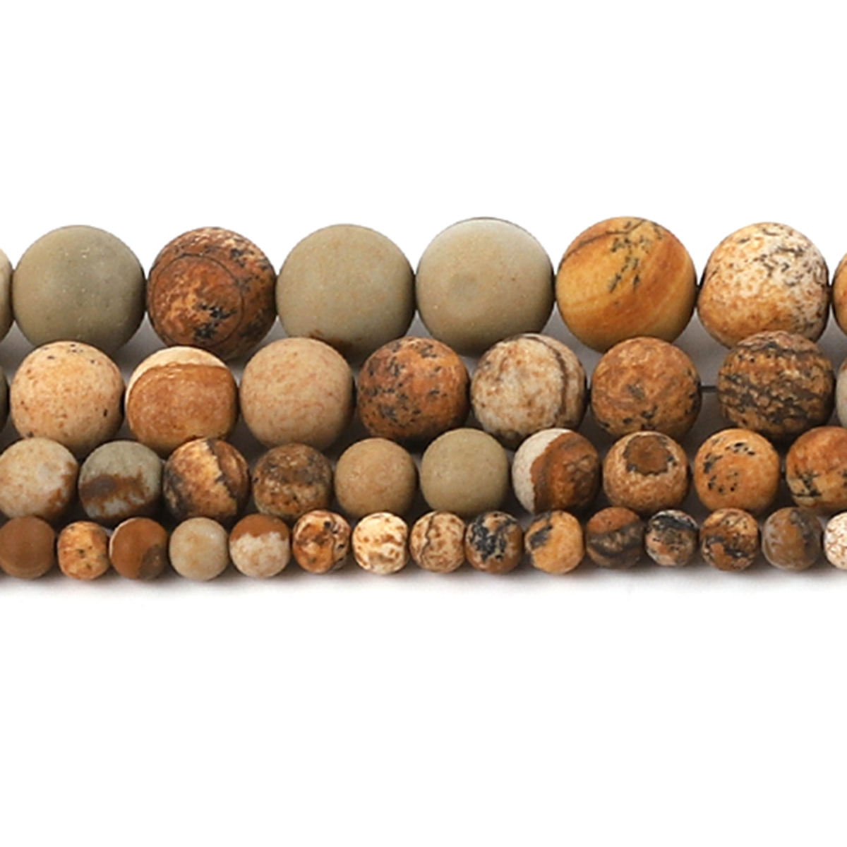 New Natural Stone Picture Jasp - مراجعة Jewelry Making Stones وسعره