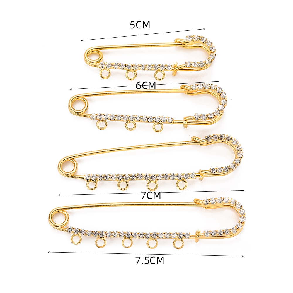 5pcs Rhinestone Charms Safety  - مراجعة Jewelry Making Ring Tool وسعره