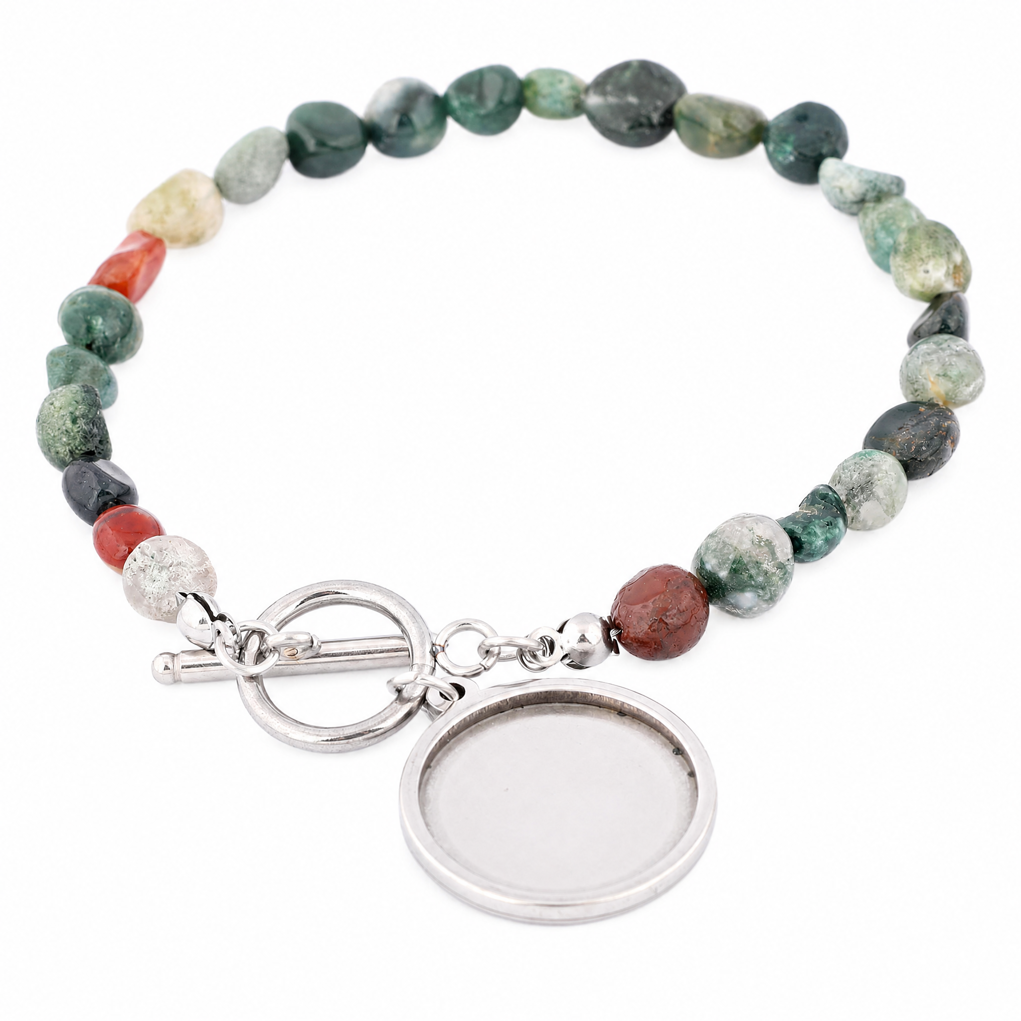 2pcs Natural Stone Beaded Brac - مراجعة Jewelry Making Stones وسعره