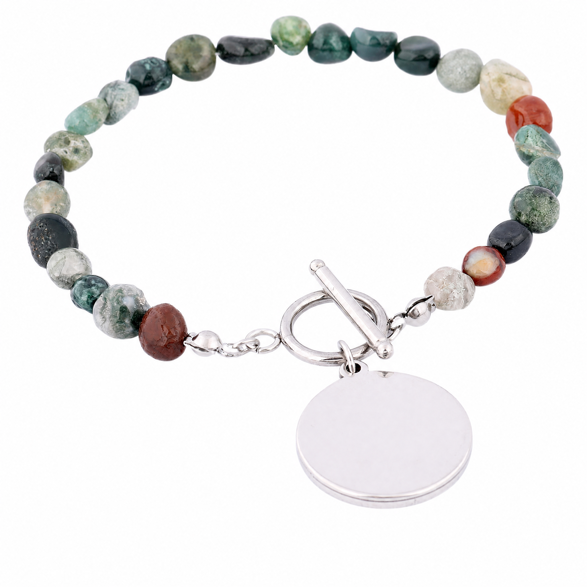2pcs Natural Stone Beaded Brac - مراجعة Jewelry Making Stones وسعره