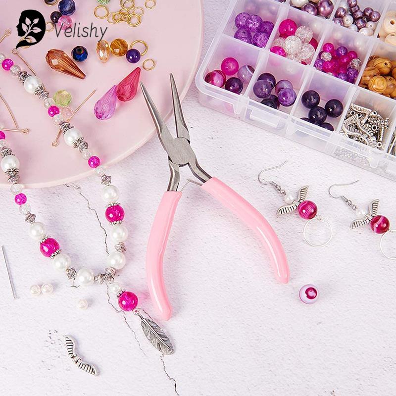 1PC Mini Pliers Diagonal Round - مراجعة Jewelry Making Needle Nose Pliers وسعره