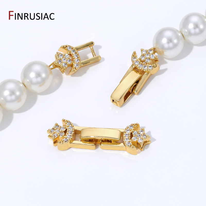 18K Gold Plated Brass Pearl Cl - مراجعة Jewelry Making Beads وسعره