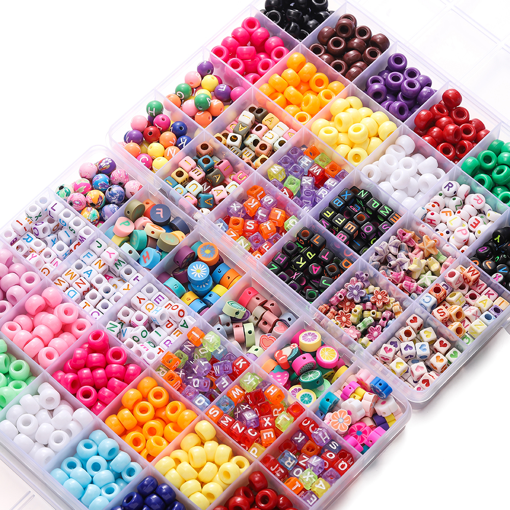 680pcs/Box Colorful Acrylic Po - مراجعة Jewelry Making Degree وسعره