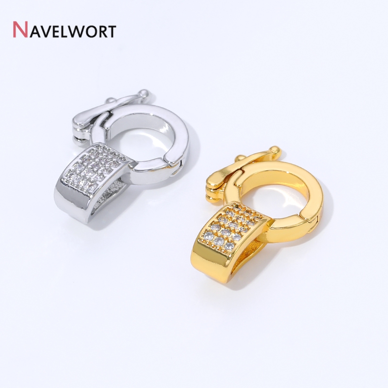 18K Gold Plated Brass Inlaid Z - مراجعة Jewelry Making Hardware وسعره