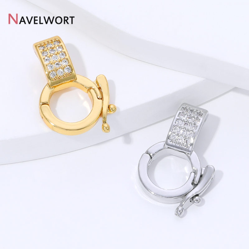 18K Gold Plated Brass Inlaid Z - مراجعة Jewelry Making Hardware وسعره