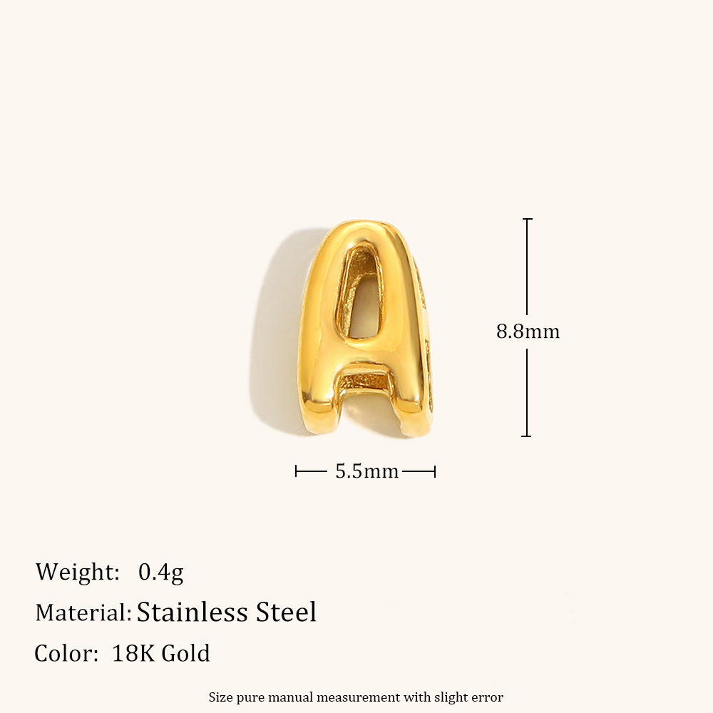 La.Muses 26 Letter Hollow Bead - مراجعة Jewelry Making In La وسعره