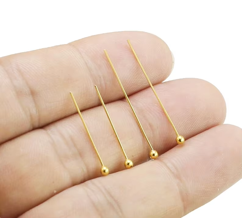 100pcs Ball Head Pin, Brass Ey - مراجعة Eyepin Ball End وسعره