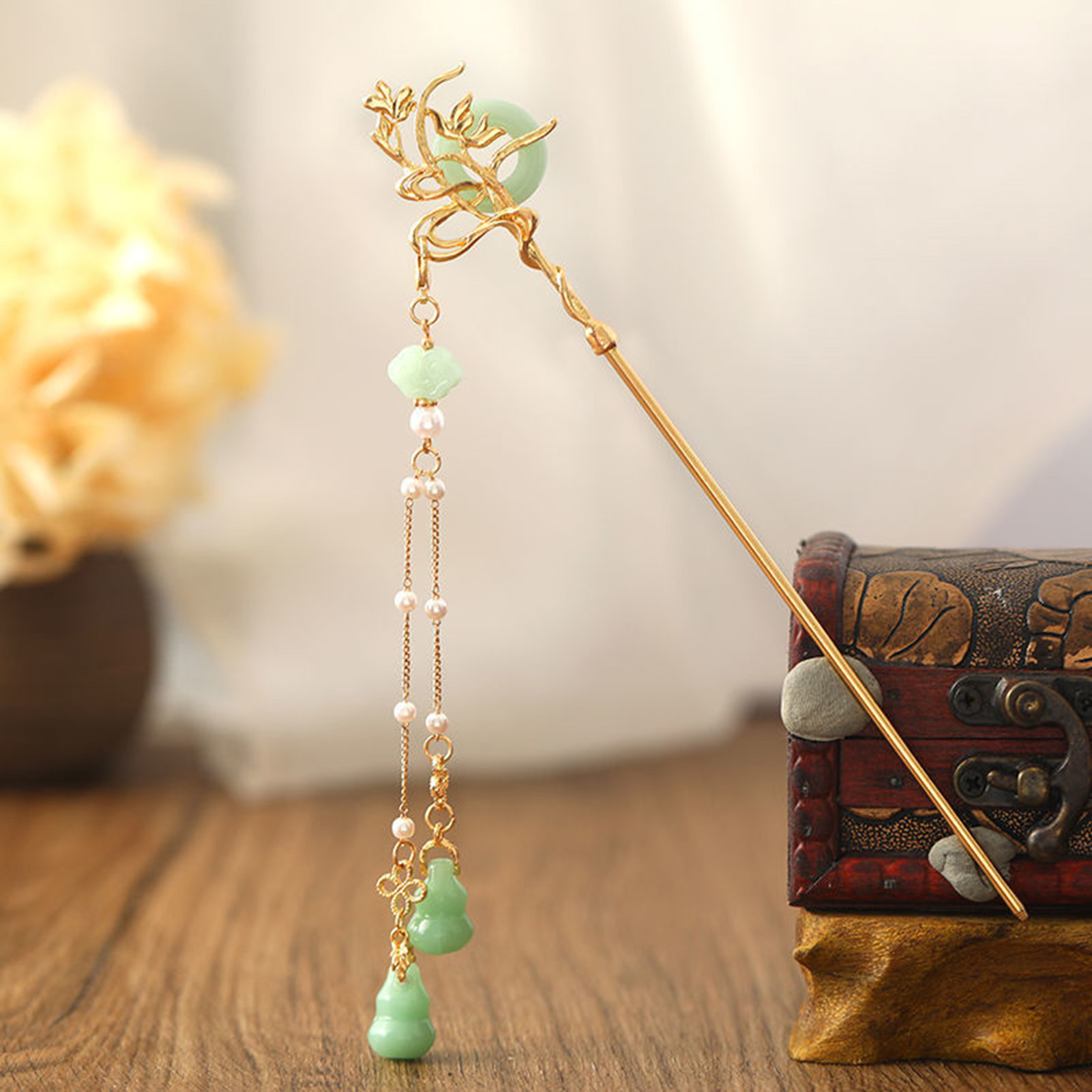 Chinese Style Glass Hairpin Fo - مراجعة Jewelry Making Adults وسعره