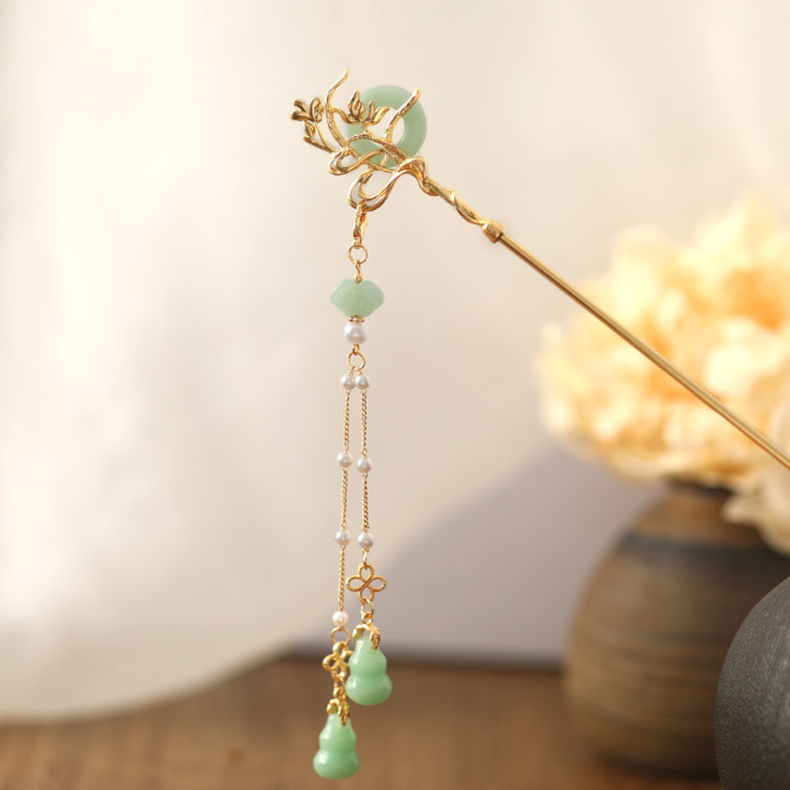 Chinese Style Glass Hairpin Fo - مراجعة Jewelry Making Adults وسعره