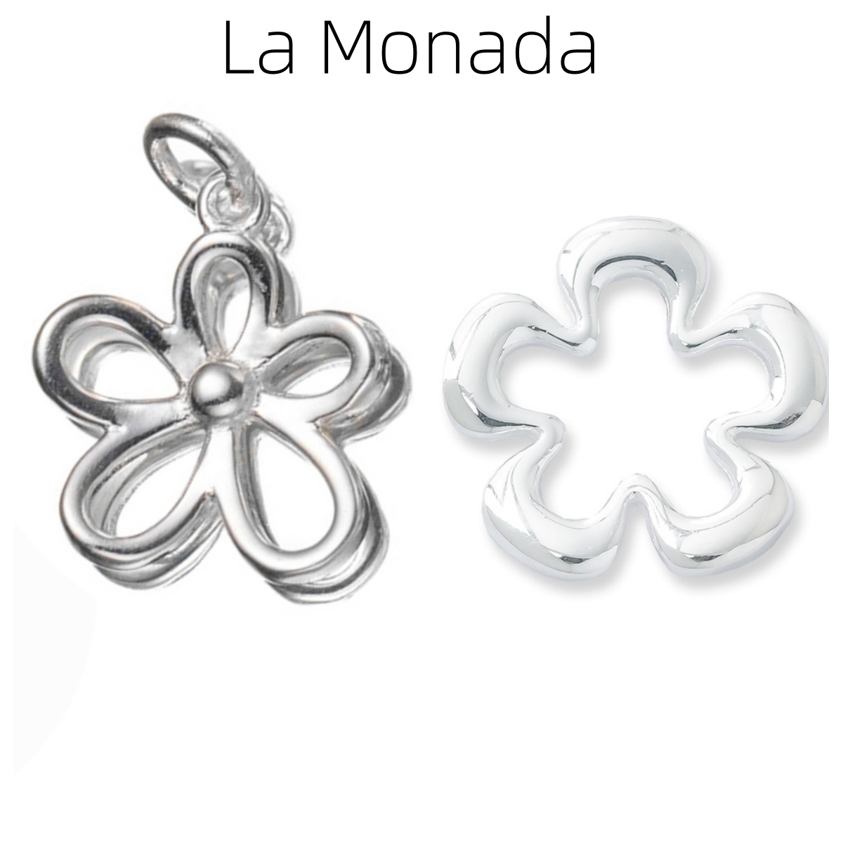 925 Sterling Silver Hollow Flo - مراجعة Jewelry Making In La وسعره