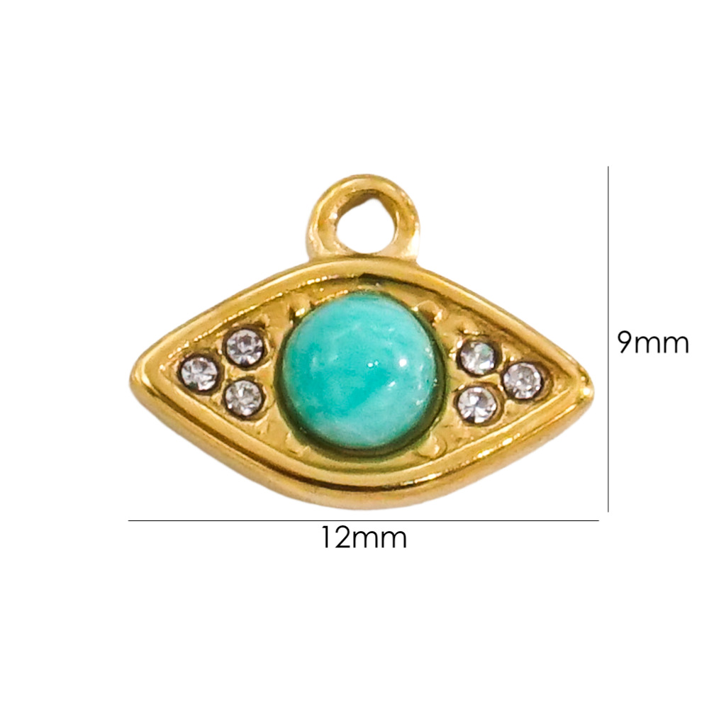 3Pcs Natural Stone Beads Eye S - مراجعة Jewelry Making Stones وسعره