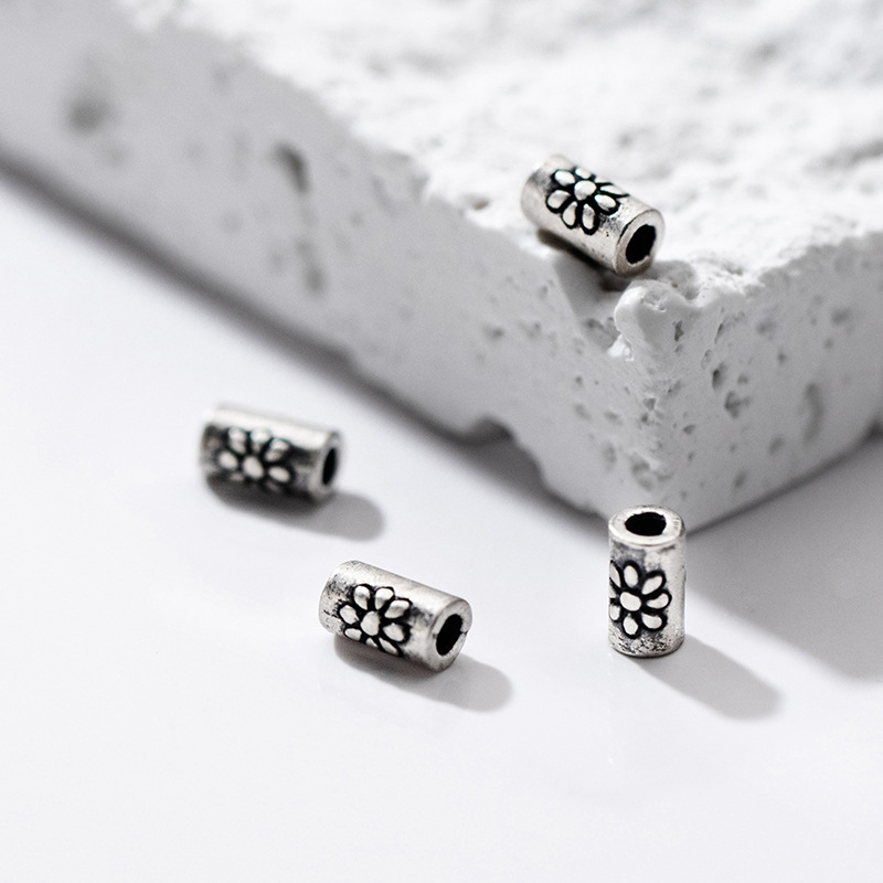 925 Silver Spacer Beads Daisy  - مراجعة Jewelry Making In La وسعره