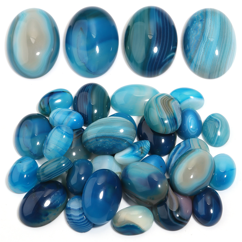 5pcs Natural Stone Cabochon Bl - مراجعة Jewelry Making Ring Tool وسعره