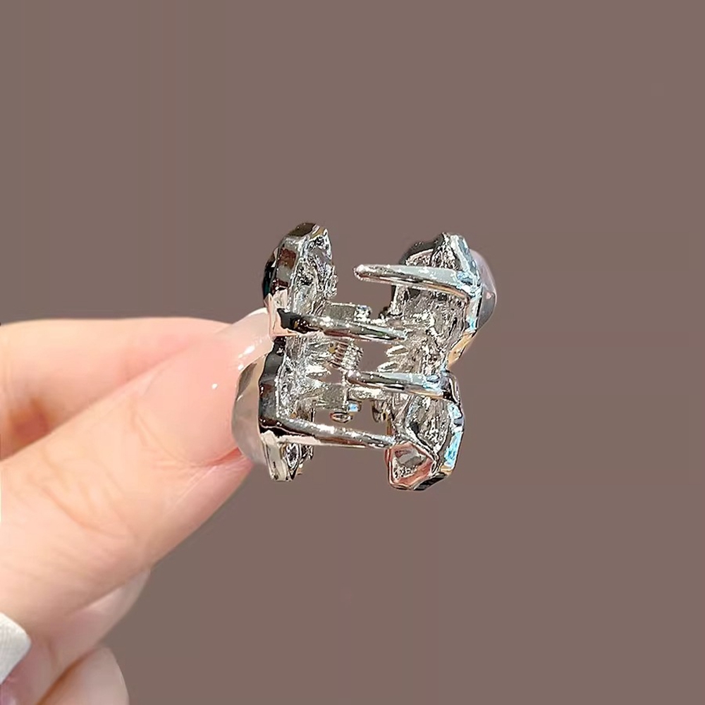 Silver Alloy Mini Hair Claw Cl - مراجعة Jewelry Making Adults وسعره