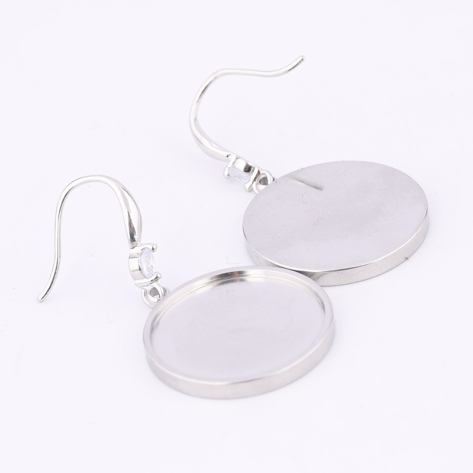 6pcs Stainless Steel Fit 20mm  - مراجعة Jewelry Making Stones وسعره