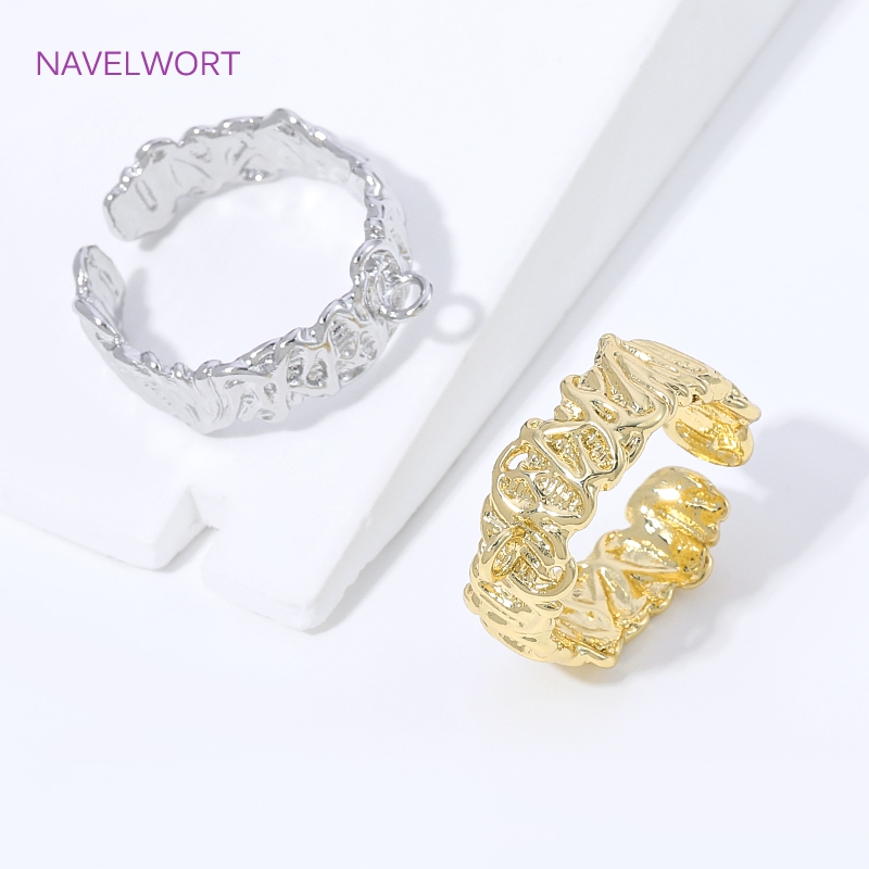 18K Gold Plated Brass Stripe O - مراجعة Jewelry Making Ring Tool وسعره