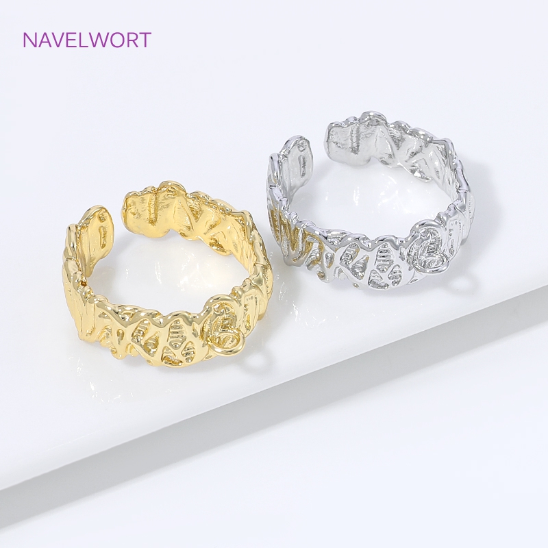 18K Gold Plated Brass Stripe O - مراجعة Jewelry Making Ring Tool وسعره