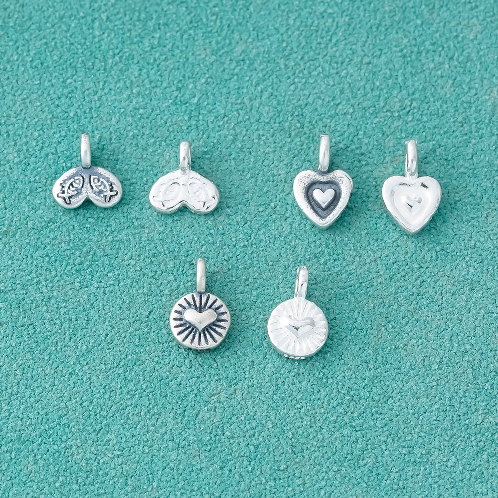 925 Sterling Silver Heart & Fi - مراجعة Jewelry Making In La وسعره