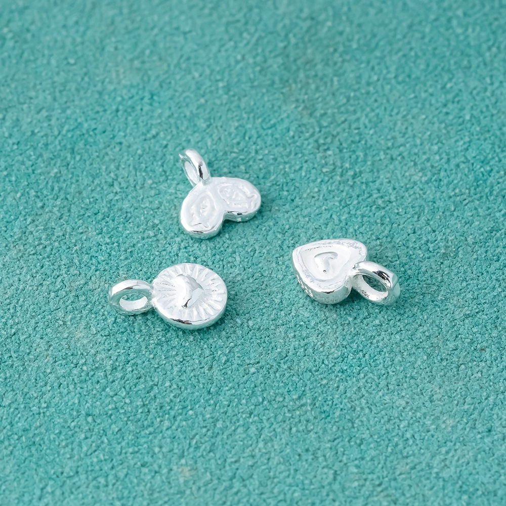 925 Sterling Silver Heart & Fi - مراجعة Jewelry Making In La وسعره
