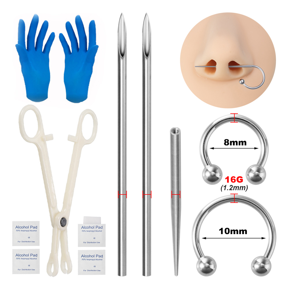 Body Piercing Kit Surgical Ste - مراجعة Jewelry Making Needle Nose Pliers وسعره