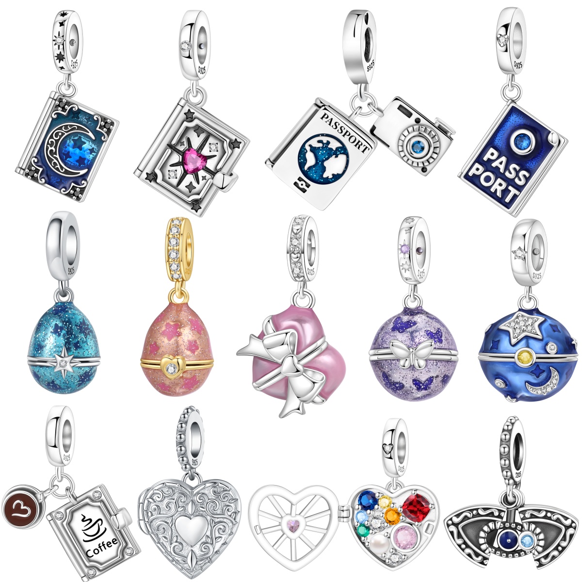 MISEFF S925 Sterling Silver Ch - مراجعة Jewelry Making Books وسعره