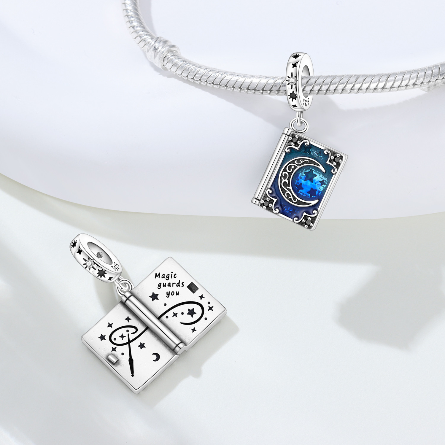 MISEFF S925 Sterling Silver Ch - مراجعة Jewelry Making Books وسعره