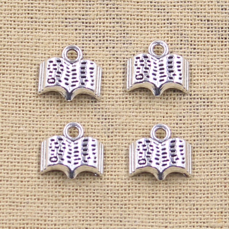 15pcs Charms Open Holy Bible B - مراجعة Jewelry Making Books وسعره