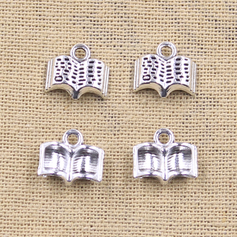 15pcs Charms Open Holy Bible B - مراجعة Jewelry Making Books وسعره