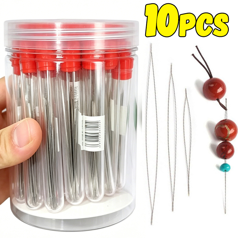 1-10pcs Beading Needles Seed B - مراجعة Jewelry Making Degree وسعره