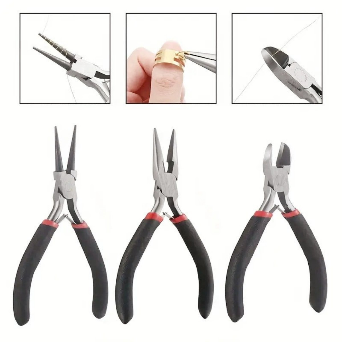 3Pcs Jewelry Pliers Set - Prec - مراجعة Jewelry Making Needle Nose Pliers وسعره