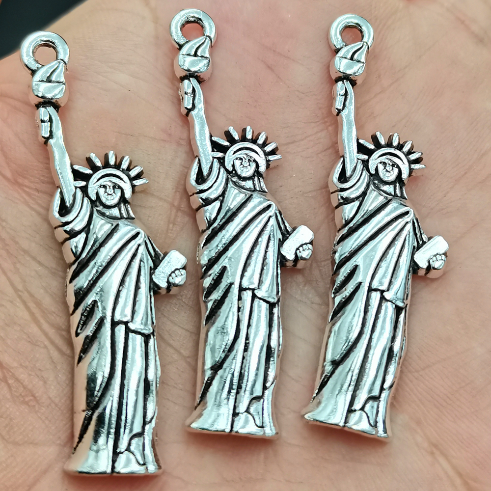 Antiquing 10pcs Statue Of Libe - مراجعة Jewelry Making York وسعره