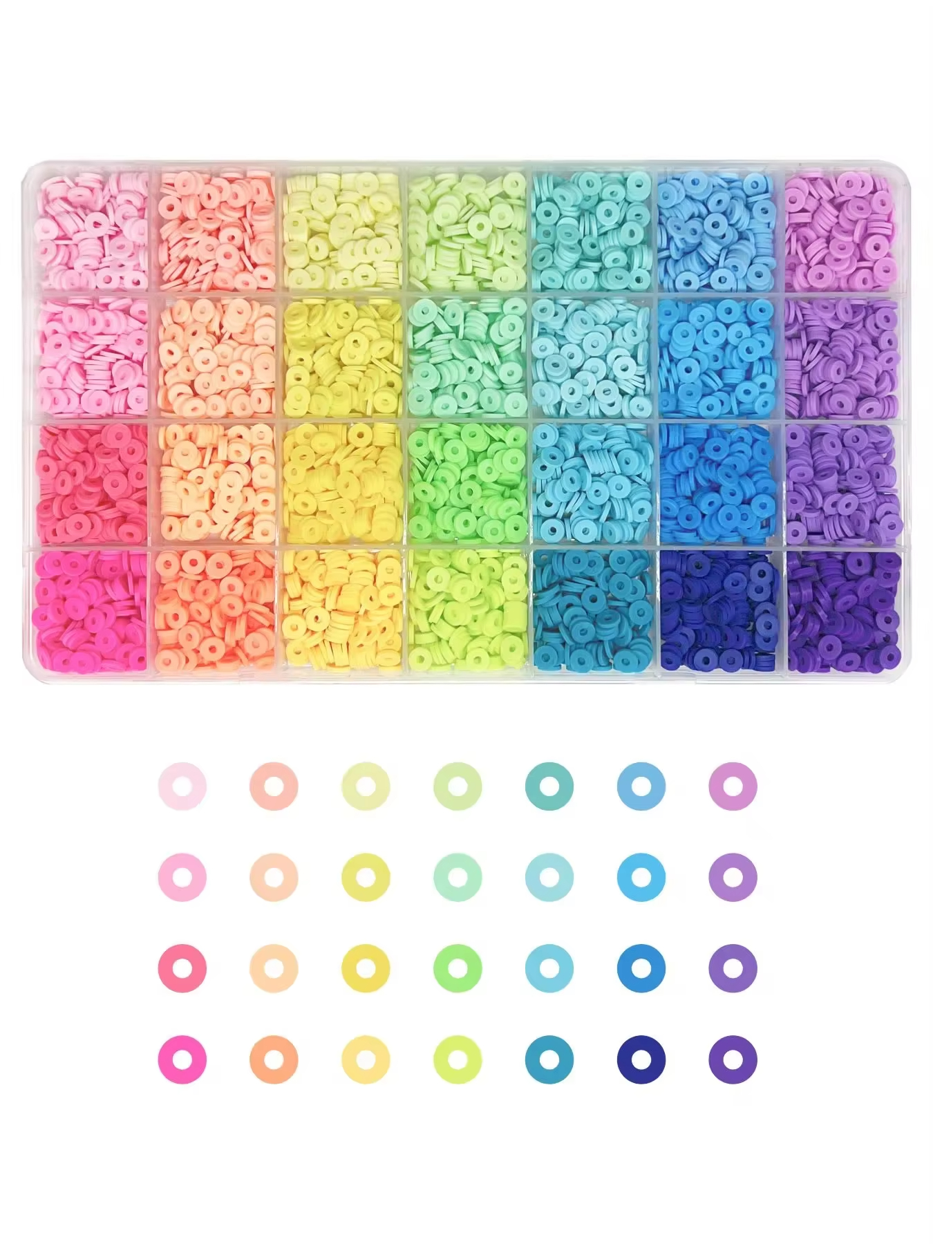 A Set Clay Beads For Bracelet  - مراجعة Jewelry Making Degree وسعره