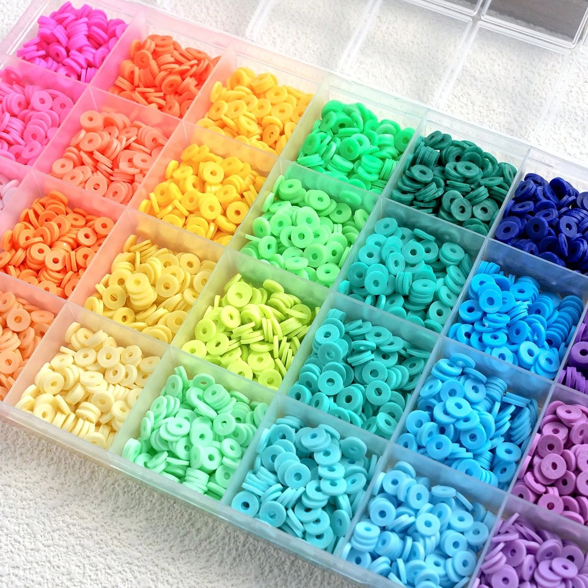 A Set Clay Beads For Bracelet  - مراجعة Jewelry Making Degree وسعره
