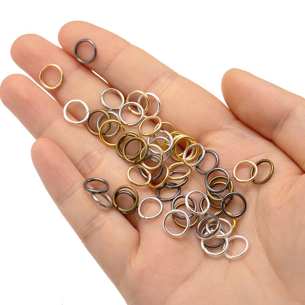 200/400Pcs Metal Gold Color Op - مراجعة Jewelry Making Ring Tool وسعره