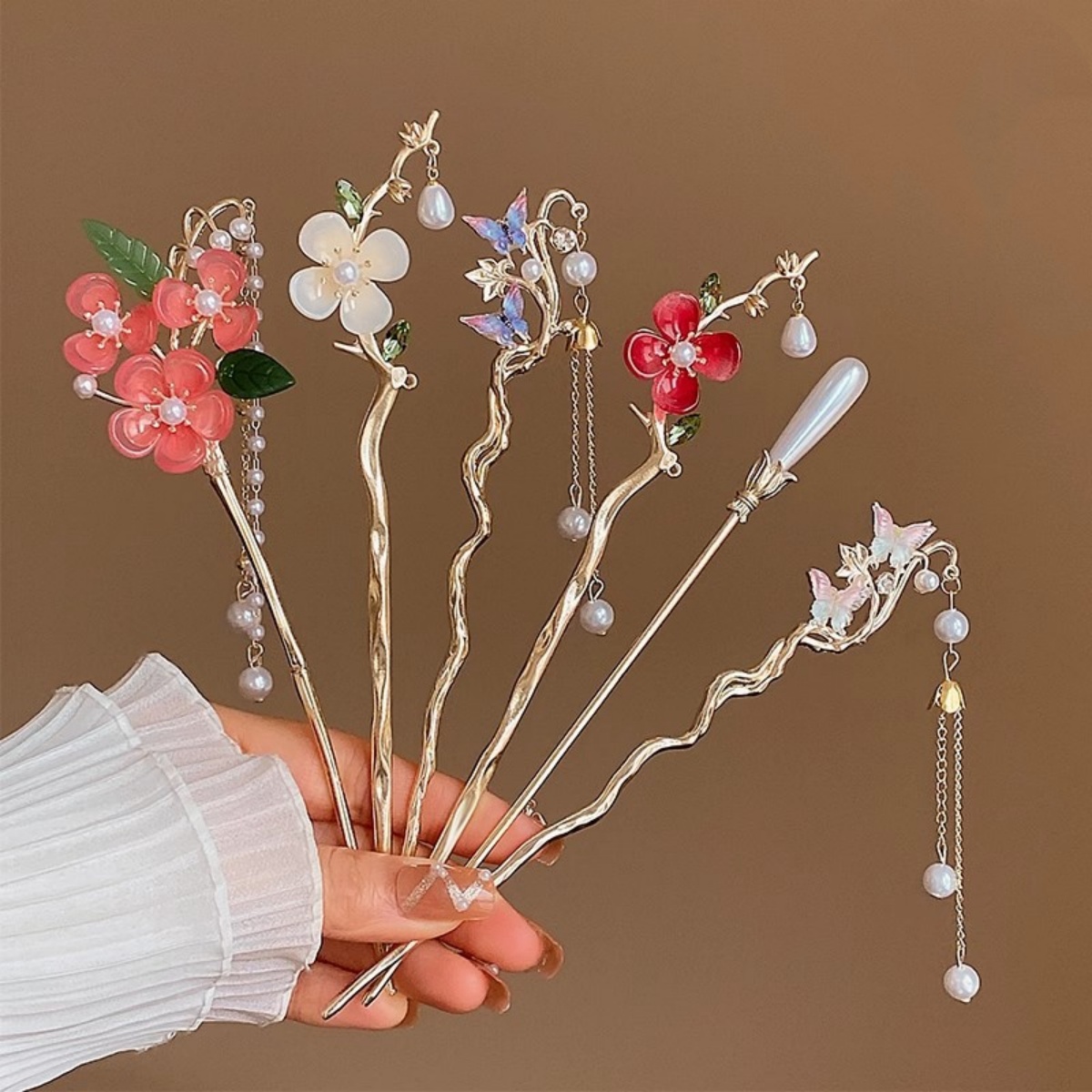 2025 New Flower Hairpin For Wo - مراجعة Jewelry Making Adults وسعره