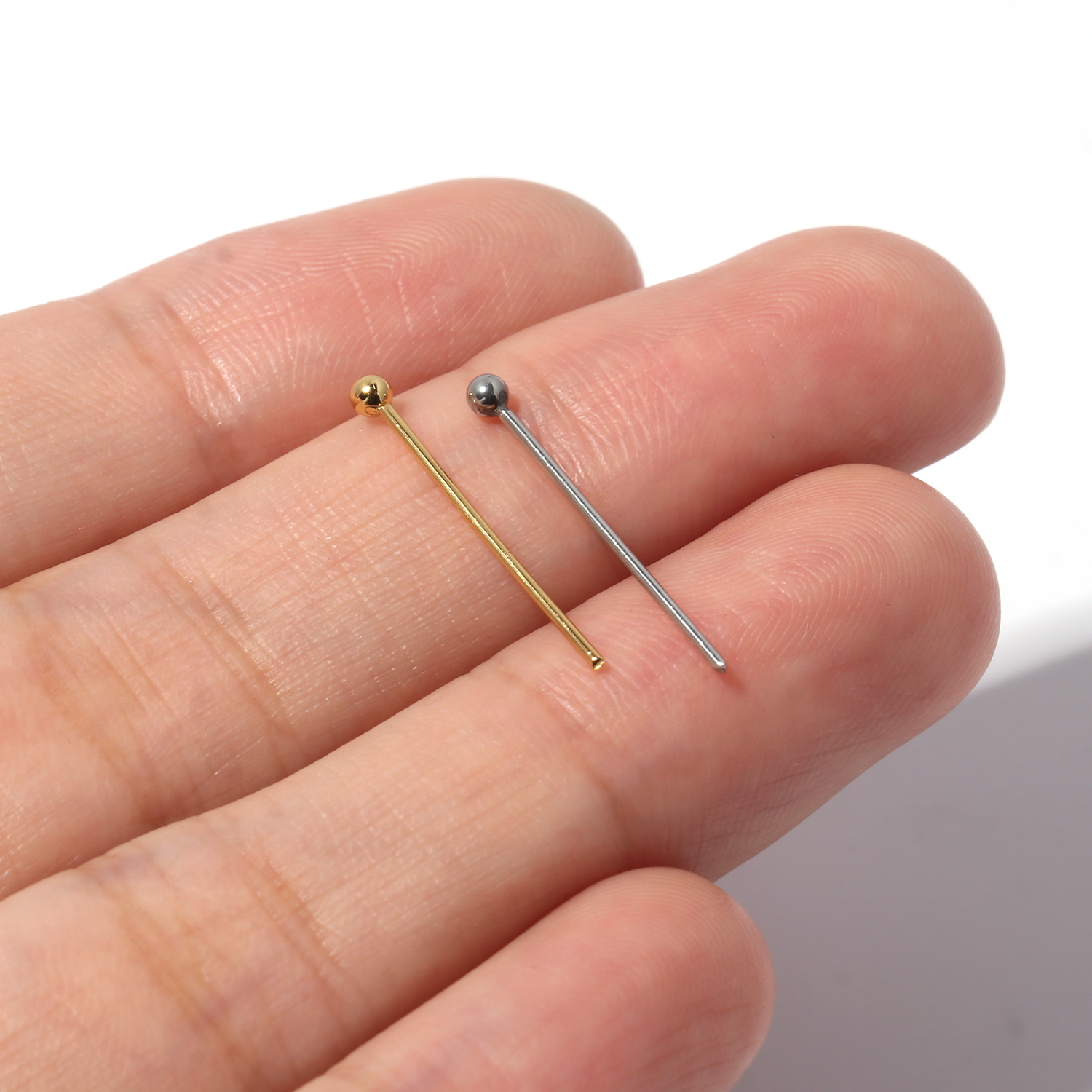 50pcs Stainless Steel Nine Eye - مراجعة Eyepin Ball End وسعره