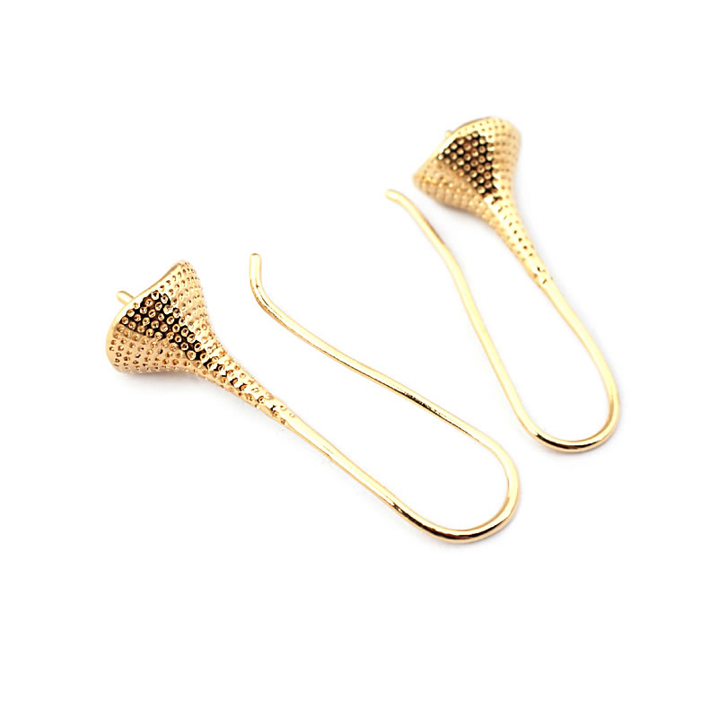 18K Gold Color Brass Can fit H - مراجعة Jewelry Making Beads وسعره
