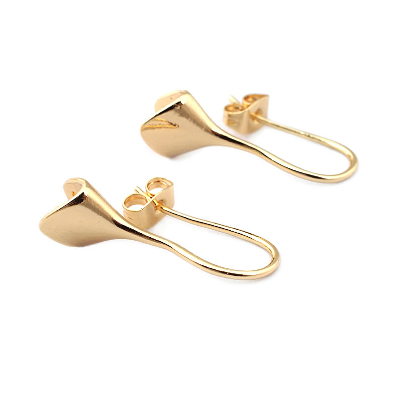 18K Gold Color Brass Can fit H - مراجعة Jewelry Making Beads وسعره