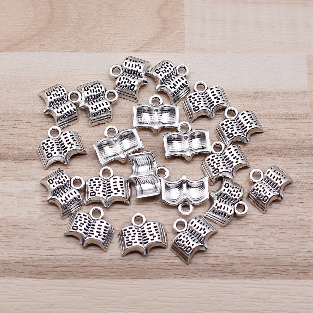 IFOCUS 20pcs/Lot Book Charms F - مراجعة Jewelry Making Books وسعره